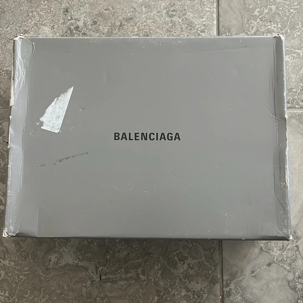 Balenciaga Speed 3.0 Knit High Top Sock Sneakers in White, Size 40 NEW in Box - Picture 14 of 16
